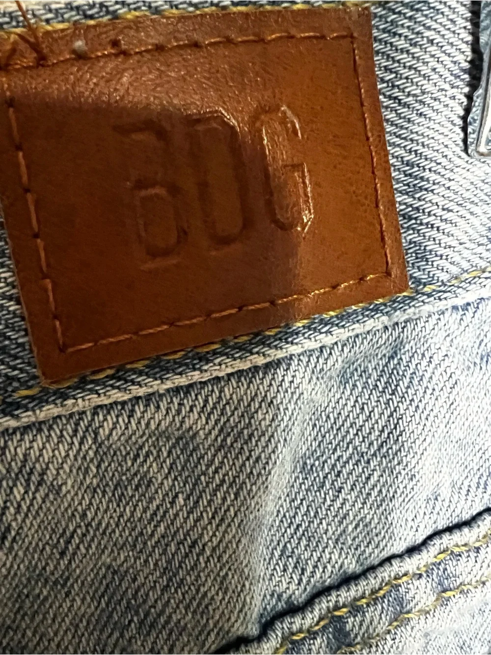 BDG Urban‎ Outfitters A Line High Rise Distressed Raw Hem Denim Shorts